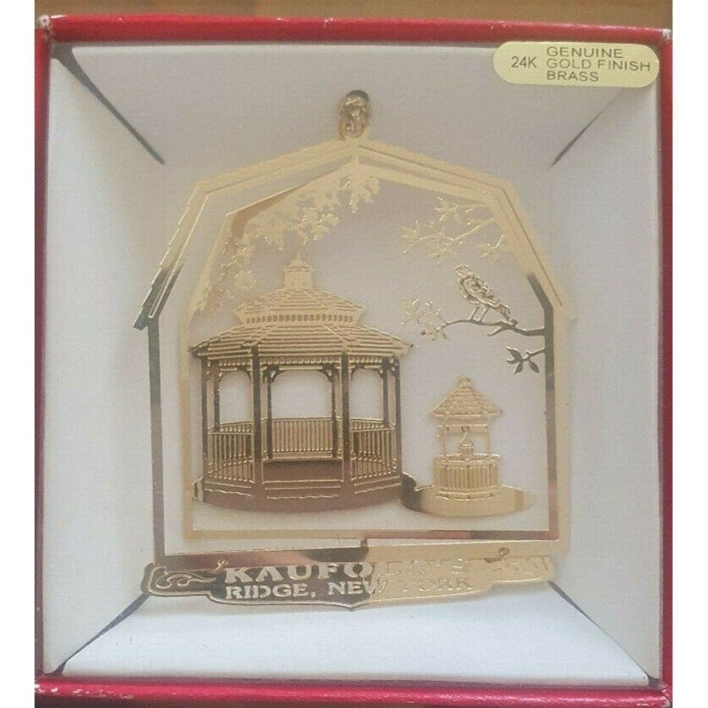 Nation's Treasures 24K Gold 9-11 KAUFOLD'S RIDGE/ NY Celebrations Ornament